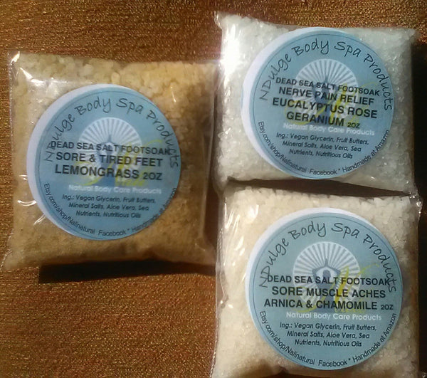 THERAPY SOAK BAGS - HEALING the Natural way with Nature's Botanicals and Mineral Salts!